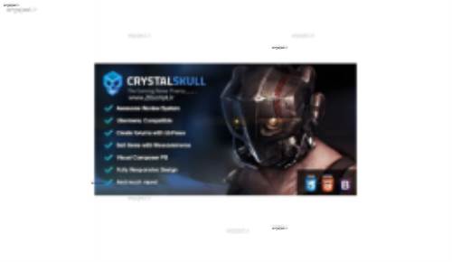 پوسته مجله خبری گیمینگ CrystalSkull نسخه 1.1 برای وردپرس