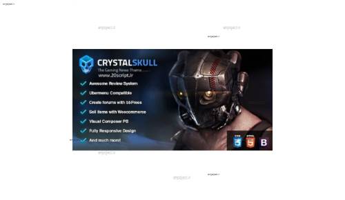 پوسته مجله خبری گیمینگ CrystalSkull نسخه 1.1 برای وردپرس پوسته مجله خبری گیمینگ CrystalSkull نسخه 1.1 برای وردپرس