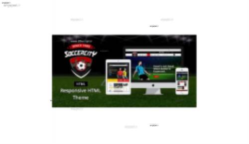 دانلود قالب HTML ورزش فوتبال Soccer Sports