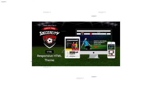 دانلود قالب HTML ورزش فوتبال Soccer Sports