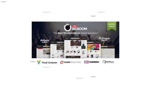 دانلود قالب فروشگاهی Bigboom برای ووکامرس