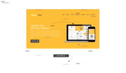 قالب وب سایت Unique Tech 