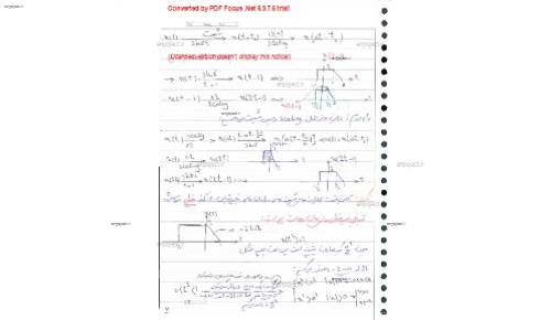 جزوه سیگنال و سیستم استاد شیرین آبادی جزوه سیگنال و سیستم استاد شیرین آبادی