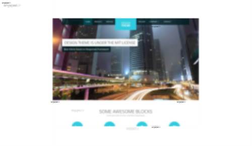 قالب وب سایت Design Theme 