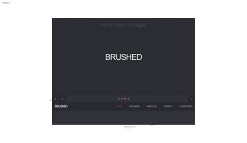 قالب وب سایت Brushed  قالب وب سایت Brushed