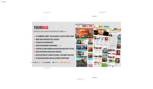 قالب مجله خبری YourMag برای وردپرس