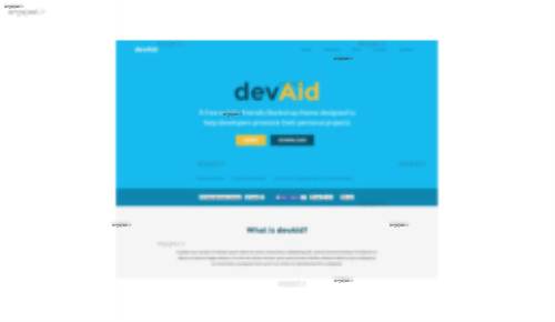 قالب وب سایت devAid 