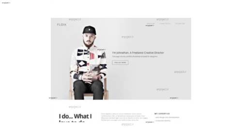 قالب وب سایت Floix  قالب وب سایت Floix