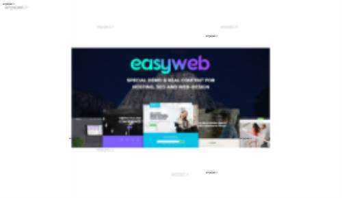 قالب وردپرس طراحی وب و میزبانی وب EasyWeb
