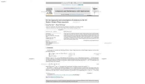 On the regularity and convergence of solutions to the 3D Navier–Stokes–Voigt equations