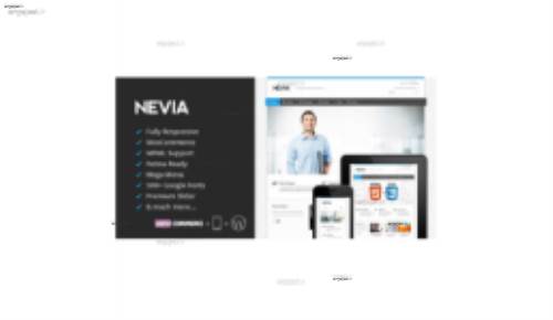 قالب شرکتی و واکنش گرا Nevia نسخه 1.5.8 برای وردپرس