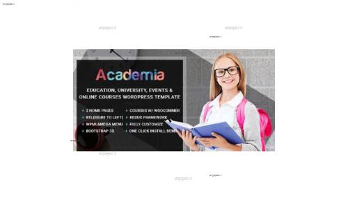قالب مرکز آموزشی آکادمیا Academia برای وردپرس