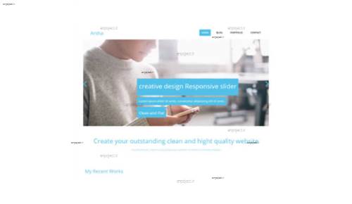 قالب وب سایت Arsha  قالب وب سایت Arsha