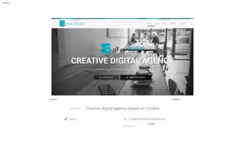 قالب وب سایت DigitalAgency 