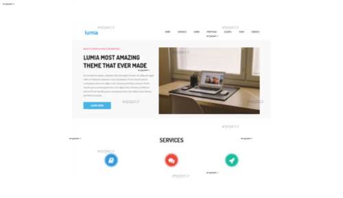 قالب وب سایت Lumia  قالب وب سایت Lumia