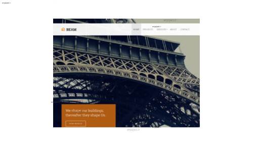 قالب وب سایت Beam 