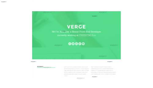 قالب وب سایت Verge  قالب وب سایت Verge