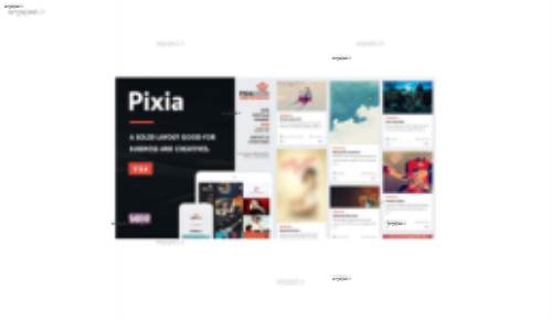 قالب وردپرس Pixia نسخه 5.4