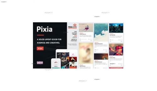 قالب وردپرس Pixia نسخه 5.4 قالب وردپرس Pixia نسخه 5.4