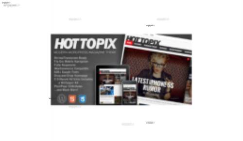 قالب وردپرس مجله خبری هات تاپیکس Hot Topix