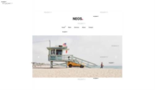 قالب وب سایت Neos 