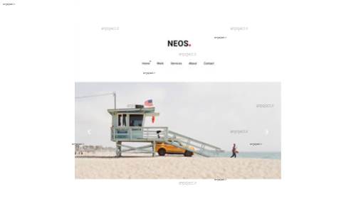قالب وب سایت Neos 