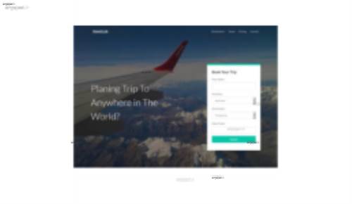 قالب وب سایت Traveler 