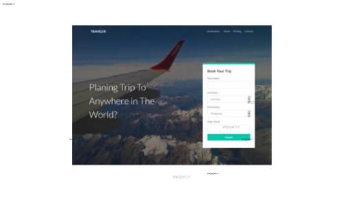 قالب وب سایت Traveler  قالب وب سایت Traveler