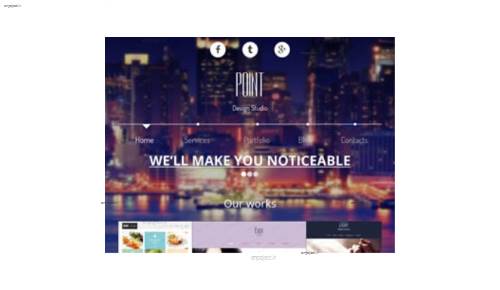 قالب وب سایت Point 