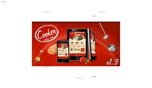 دانلود قالب HTML رستوران و فست فود Cooker