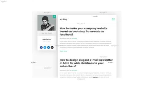 قالب وب سایت DevBlog 