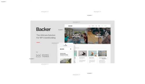 قالب جذب سرمایه گذاری Backer برای وردپرس قالب جذب سرمایه گذاری Backer برای وردپرس