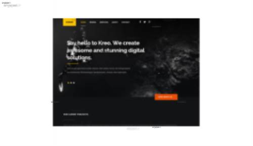 قالب وب سایت Kreo 1.0 