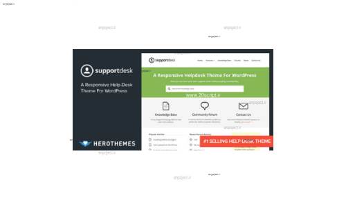 قالب وردپرس راه اندازی سایت دانشنامه Support Desk