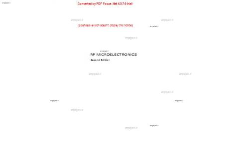 کتاب مدارات فرکانس بالا  کتاب مدارات فرکانس بالا