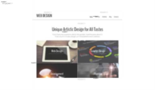 قالب وب سایت Web Design 