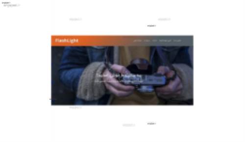 قالب HTML سایت عکاسی Flash Light فارسی