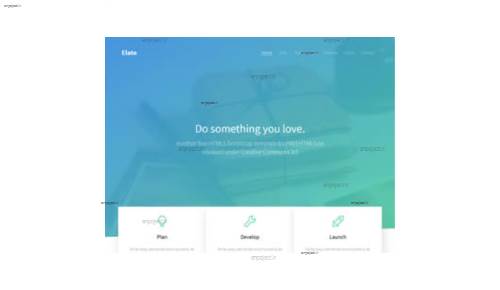 قالب وب سایت Elate 