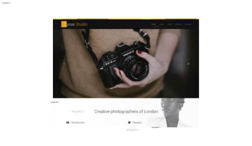 قالب وب سایت Photography  قالب وب سایت Photography