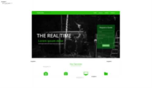 قالب وب سایت Green Fire 