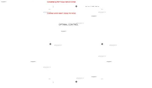 کتاب کنترل بهینه کتاب کنترل بهینه