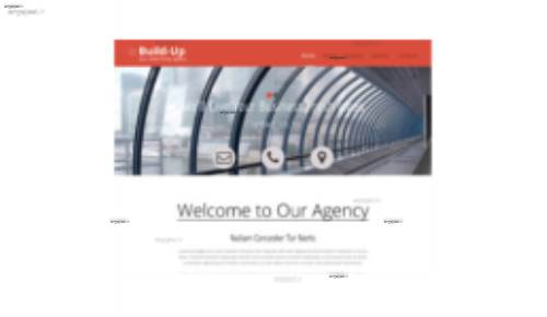 قالب وب سایت Build-Up 