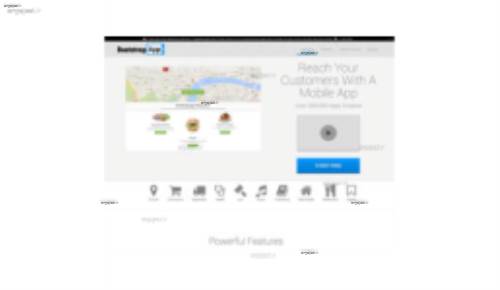 قالب وب سایت Bootstrap App 