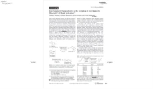 Iron-Catalyzed Chemoselective ortho Arylation of Aryl Imines by Directed C&#x2;H Bond Activation**