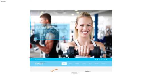 قالب وب سایت Gym  قالب وب سایت Gym
