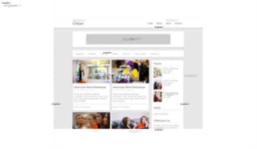 قالب وب سایت Clean 