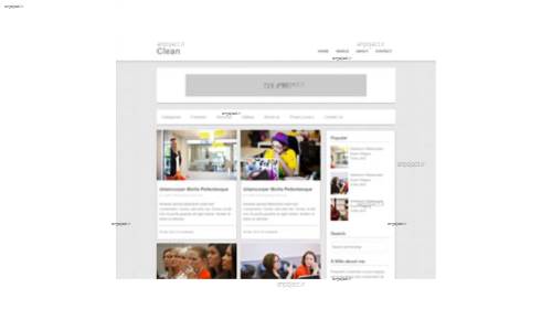 قالب وب سایت Clean 