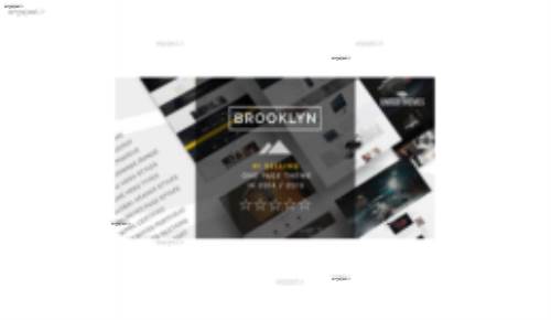 دانلود قالب تک صفحه ای Brooklyn برای وردپرس
