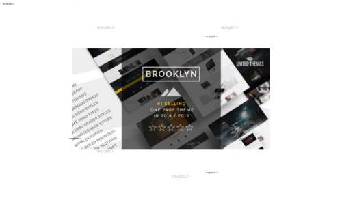 دانلود قالب تک صفحه ای Brooklyn برای وردپرس