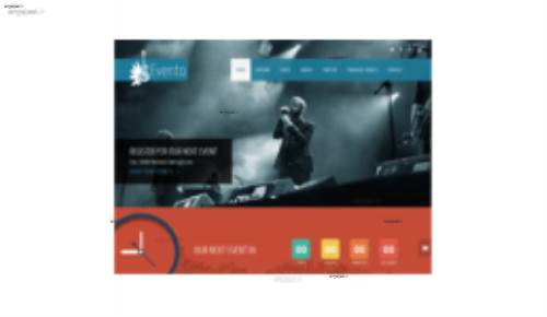 قالب وب سایت Evento 